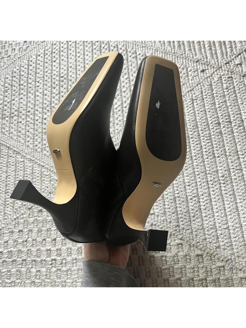 Tony Bianco Fomo Heeled Ankle Boots in Chocolate Nappa - Picture 4 of 5